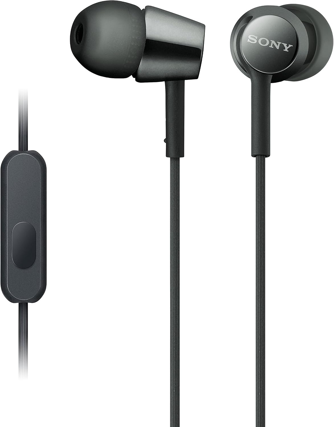 Sony MDREX155AP in-Ear Earbud Headphones with mic