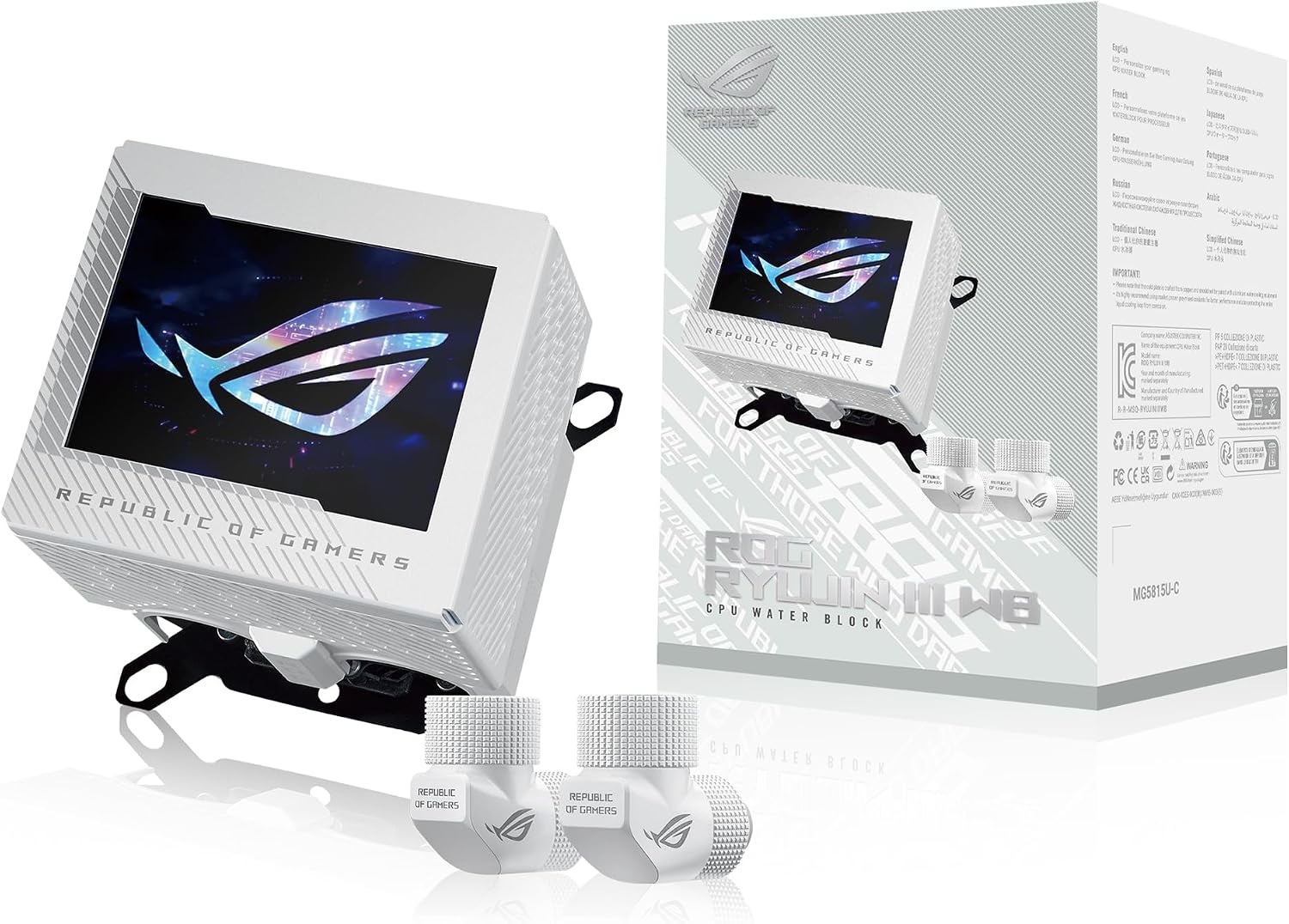 ASUS ROG RYUJIN III WB WHT CPU Water