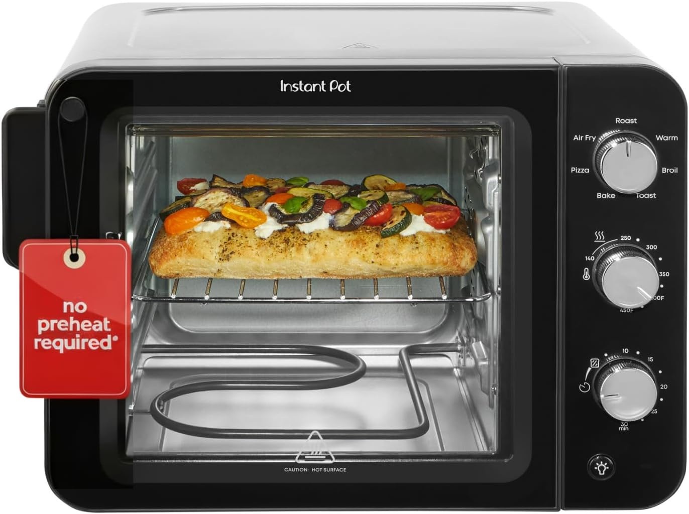 Instant Pot No Preheat Required* 4-Slice Air Fryer