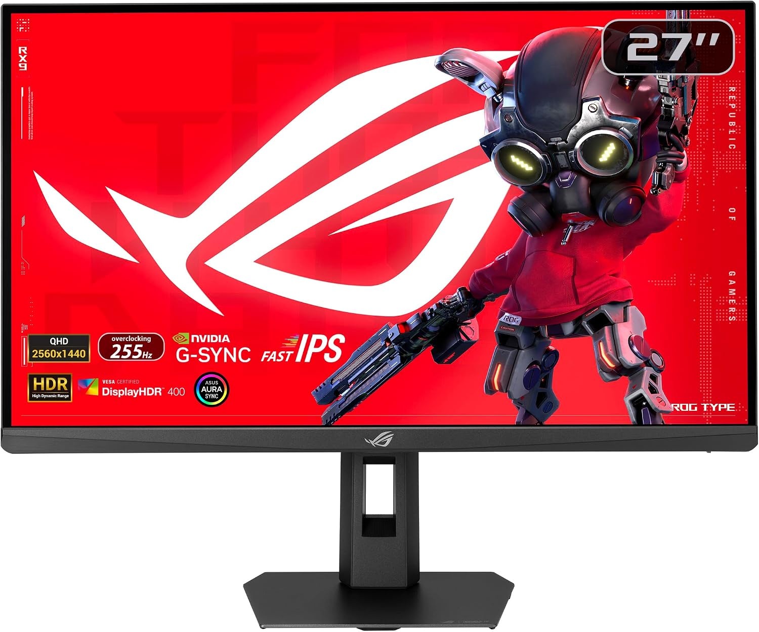 ASUS ROG XG27ACMES 27 Inch 1440p 255Hz Fast