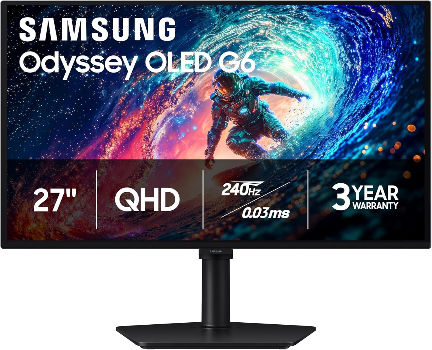 Samsung 27" Odyssey OLED G6 (G61SH) QD-OLED