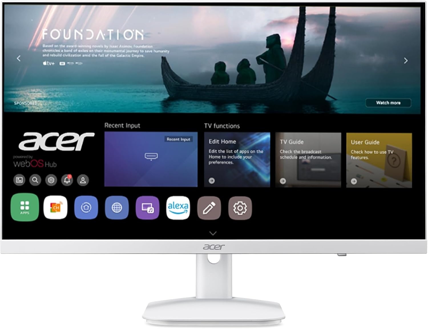 Acer 27" IPS FHD 1920x1080 Smart Monitor WebOS